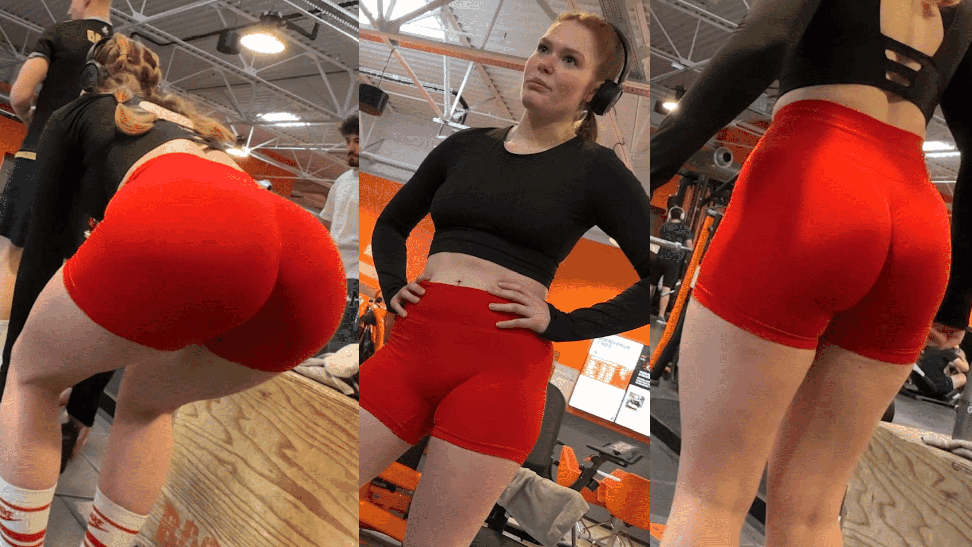 NAZ-028 Redhead Juicy Gym Booty Pt 3