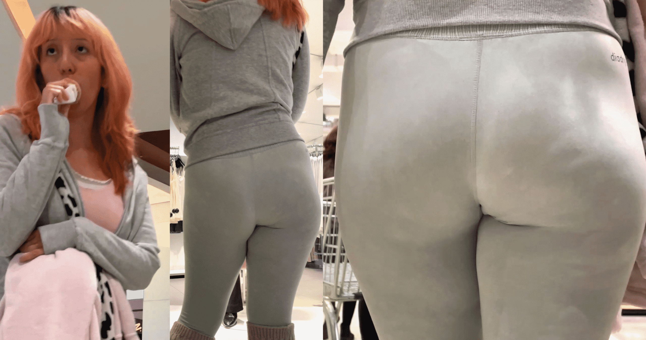 LT-029  Redhead with cute butt